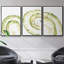 Lichen Halo IV - Ensemble de 3 reproductions encadrées sur toile-97812012-97812014
