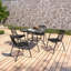 Istanbul 4 - Person Patio Dining Set with Square Table