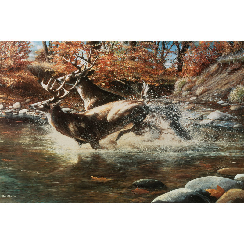 On The Run by Kevin Daniel - Wrapped Canvas Art Prints, 30cm H x 46cm W x 3.8cm D