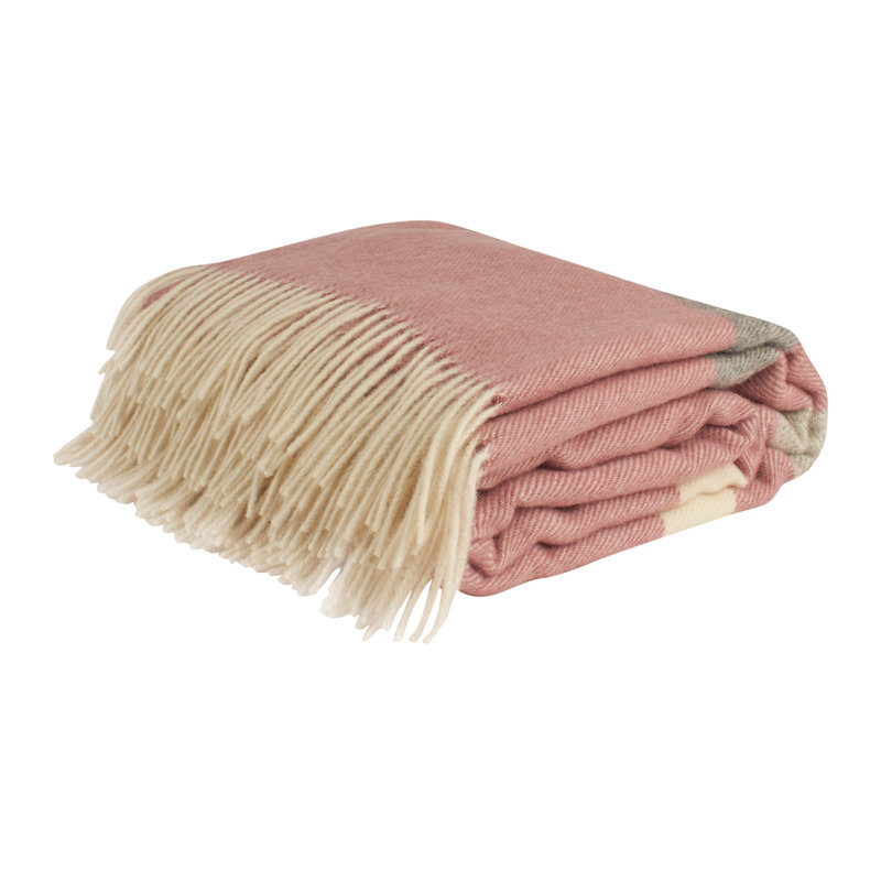 Plain Weave / Muslin Throw Blanket, Pink