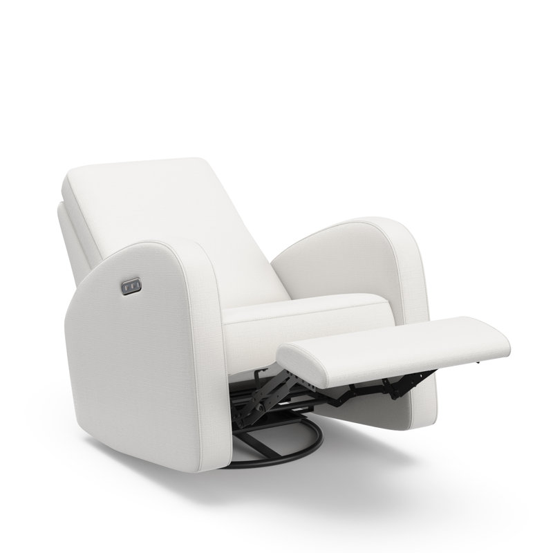 Ensemble de lit de bébé convertible 3-en-1 Santos, commode 6 tiroirs Santos et fauteuil de chambre inclinable électrique Santa Monica 3 pièces