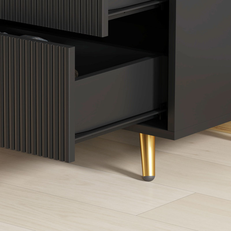 Beckem 80cm W 4 - Drawer Chest of Drawers