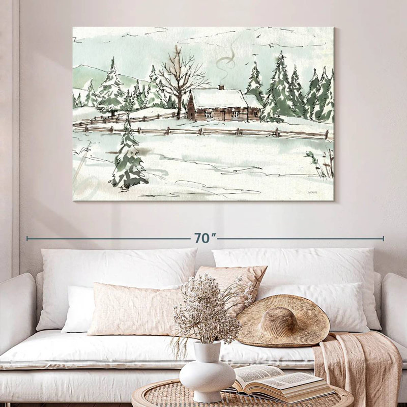 Alvord Cozy Winter Wonderland, 34" H x 51" W