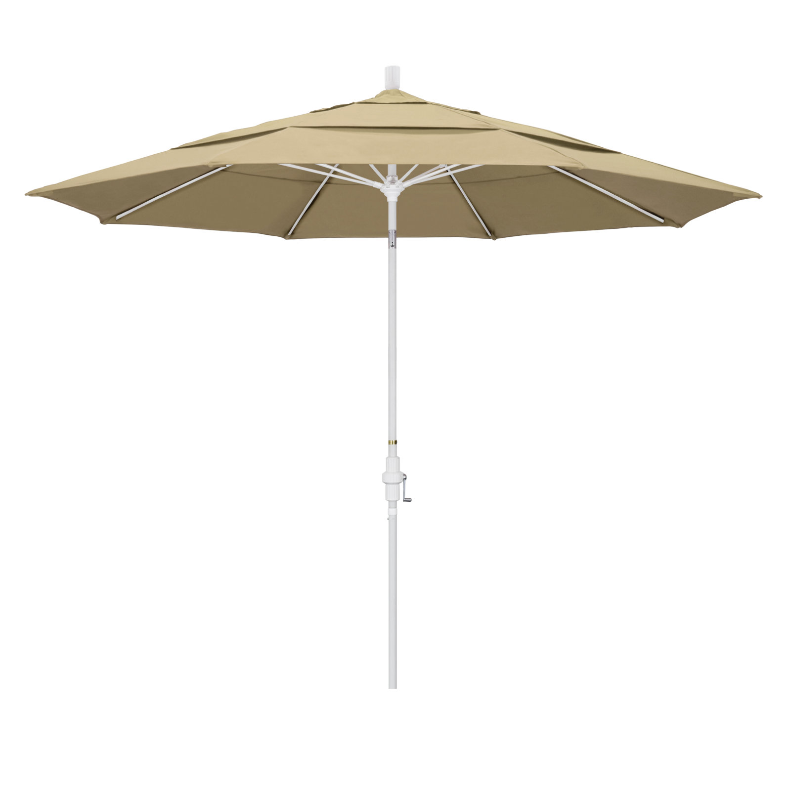 Brent 132'' Sunbrella® Outdoor Umbrella, Antique Beige Sunbrella® Canvas