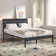 Bed Frame with Wooden Headboard and Footboard