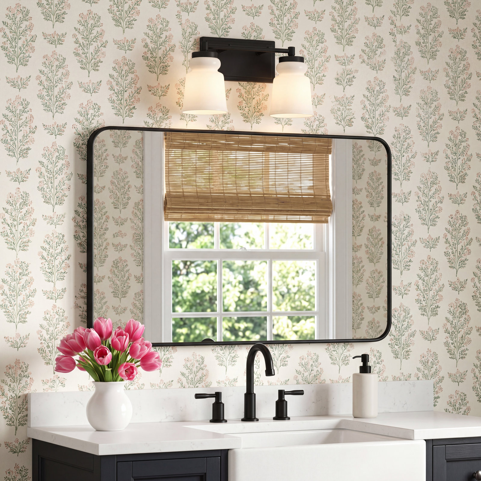 Gulliver 2 Light Frosted Dimmable Vanity Light, Brushed Nickel
