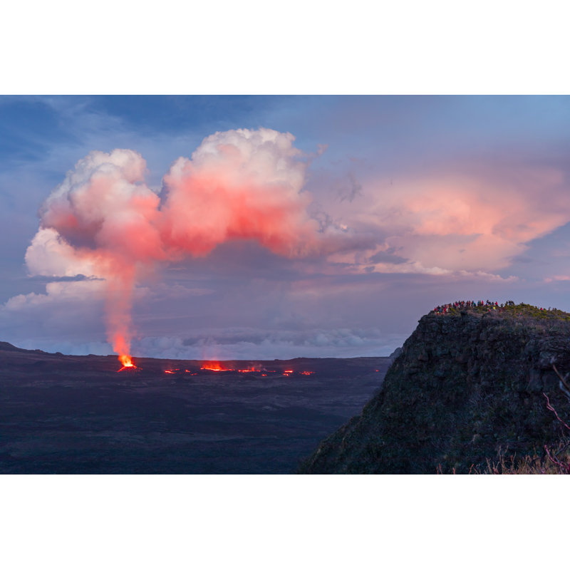 Emerick Piton De La Fournaise - Wrapped Canvas Print, 51cm H x 76cm W x 3.8cm D