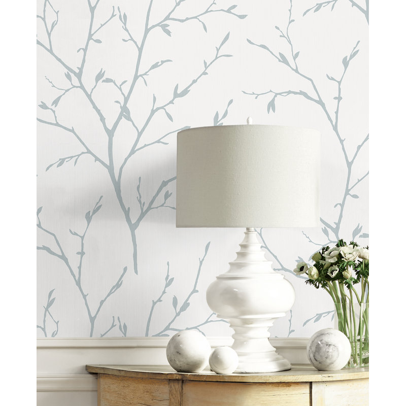 Rouleau de papier peint L 27 pi x l 27 po, Bleu ardoise