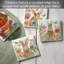 Ensemble de 4 sous-verres Garden Bunnies