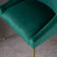 Chaise rembourrée en velours Ceilean-615392633