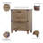 Cobden 23.7" W 2-Drawer Lateral File Cabinet