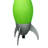 Subtle Night Light Acrylic Table Lamp Ideal For Kids' Bedrooms With Space-themed Rocket Design