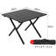 Charin Rectangular Metal Folding Outdoor Dining Table , cm W cm D-1153818689