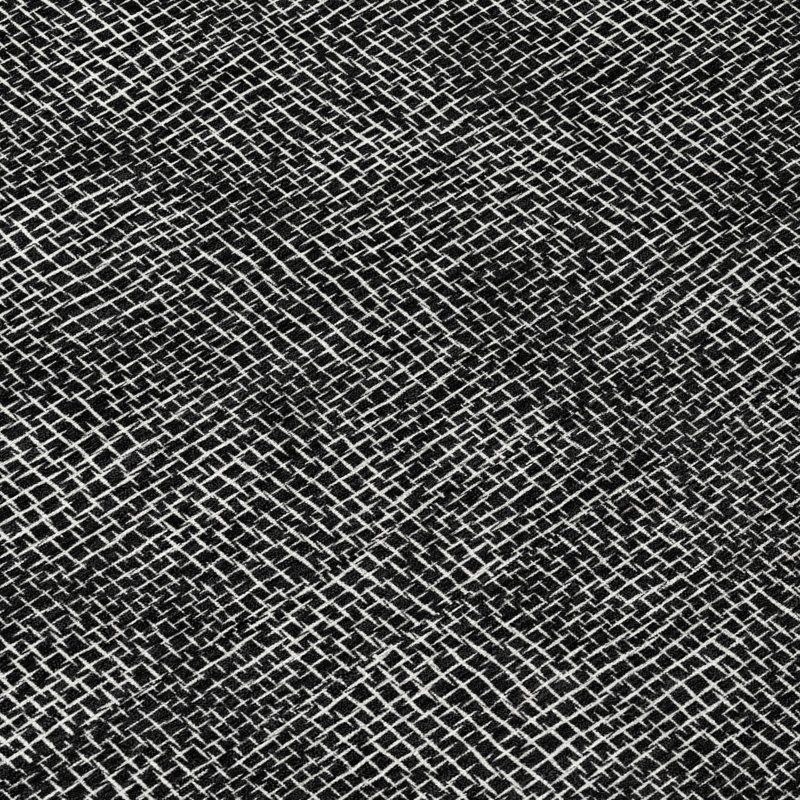 Riyala Black Washable Indoor-Outdoor Rug - , 5' x 7'6"