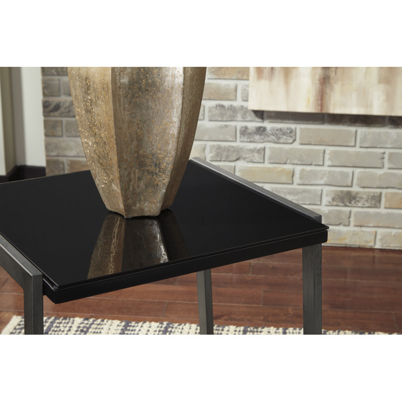 Zayden 3 - Piece Glass Top Living Room Table Set