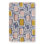 Geometric Area Rug in Gray/Blue/Mustard
