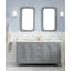 Ensemble de meuble-lavabo double 60 po Ahanu-566041993