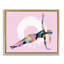 Art abstrait abstrait sur toile encadrée noire par Tim Parker-817204975-817204974