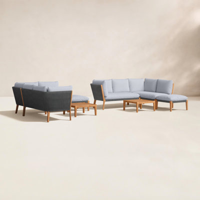Habitat 10 - Person Eucalyptus Patio Seating Group