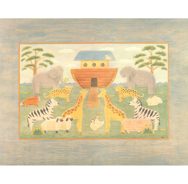 Noah's Ark, 19" H x 24" W