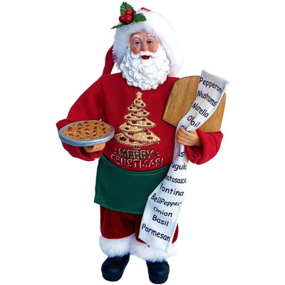 12” Pizza Guy Santa
