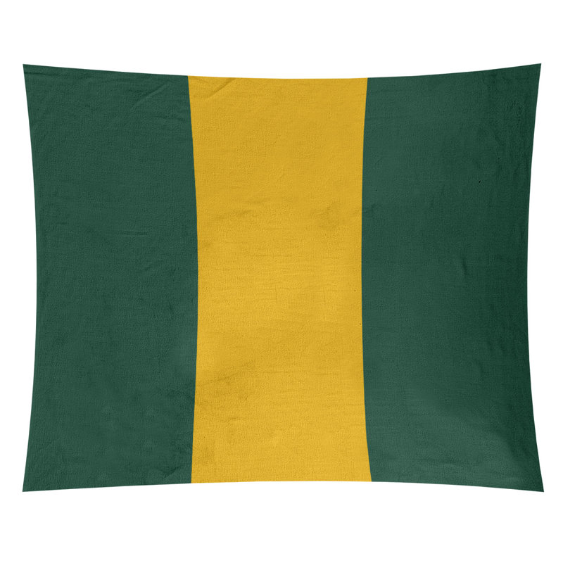 Tapisserie de polyester Minnesota, Vert forêt / récolte dorée / vert forêt, H 51 po x l 60 po
