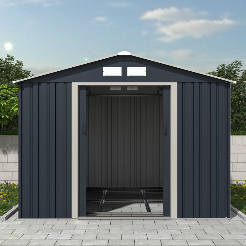  337 ft. W x 339 ft. D Metal Garage Shed