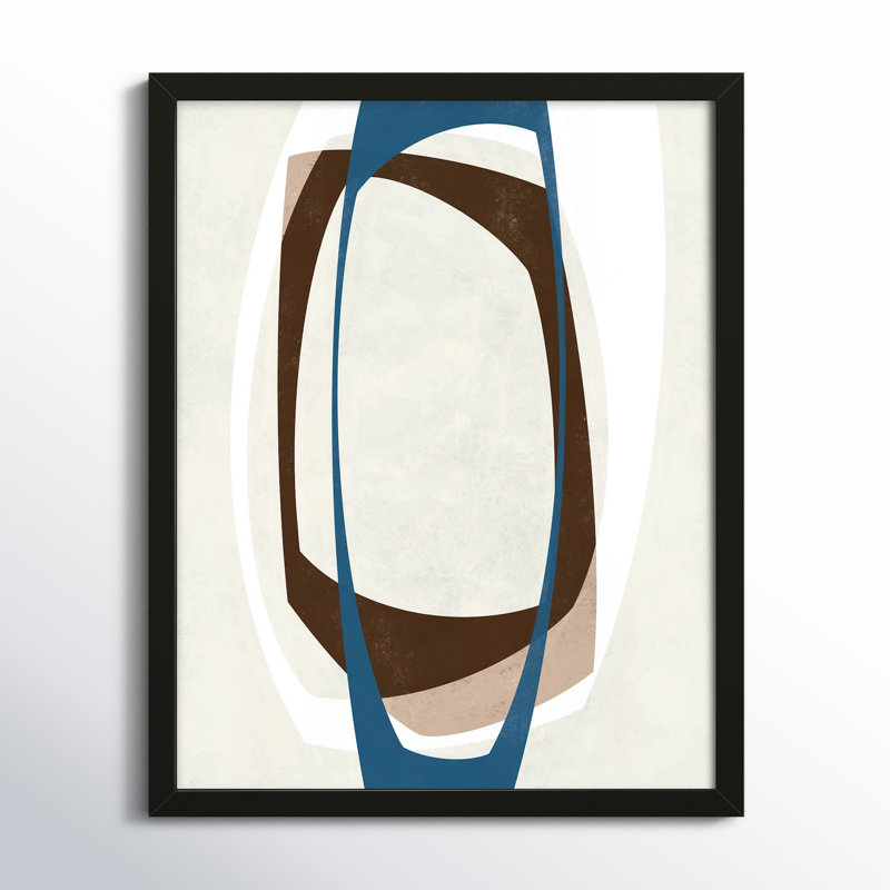 Orbit 1 Painting by Jacques Pilon, 30" H x 24" W, Maple Framed