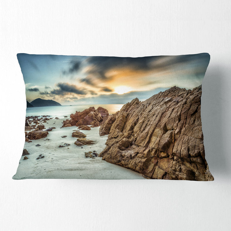 Coussin Quang Ninh, Vietnam - paysage imprimé