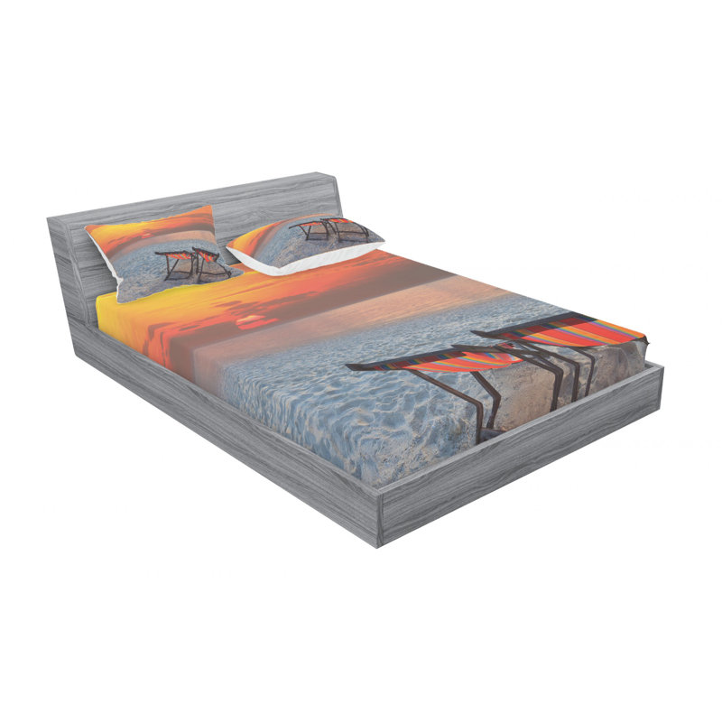 Microfiber Sheet Set, Full Sheet Set with Fitted Sheet