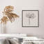 Floral beige, reproduction d'art moderne sans cadre-866067917