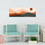 Minimalist Mountain Sunset by Vitor Costa - Wrapped Canvas Panoramic Print-1264072969