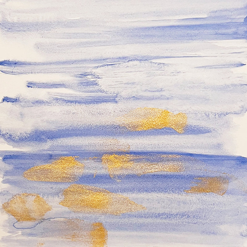 The Touch of Ocean No.7 by Fanyu Lin - Single Picture Frame Print