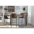 Bowden Upholstered Molded Barstool, Brown