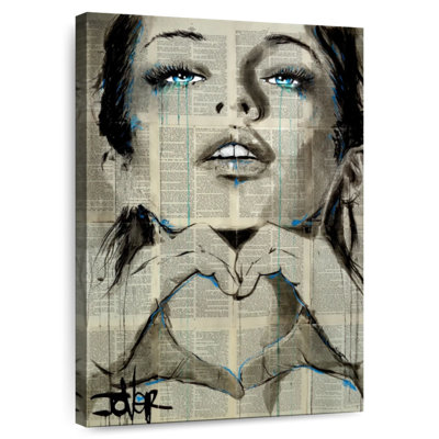 Leisha All You Need Is Love Newsprint