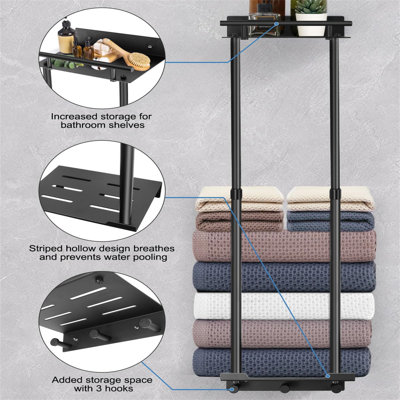 Beckemeyer Wall Towel Stand