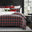 Ensemble d'édredon en coton Royal Plaid-106058604-106058597