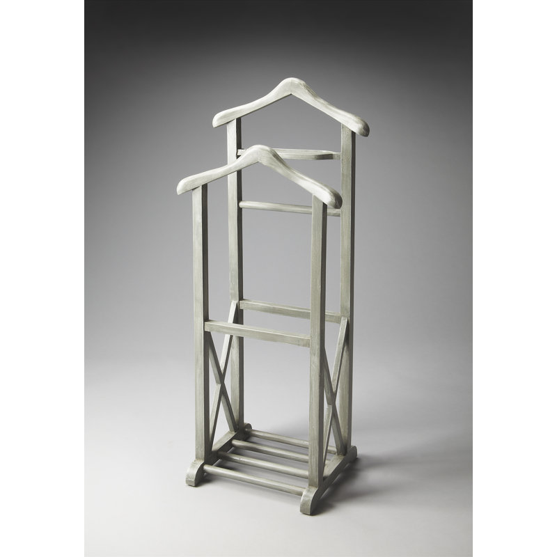 Solid Wood Freestanding Valet Stand