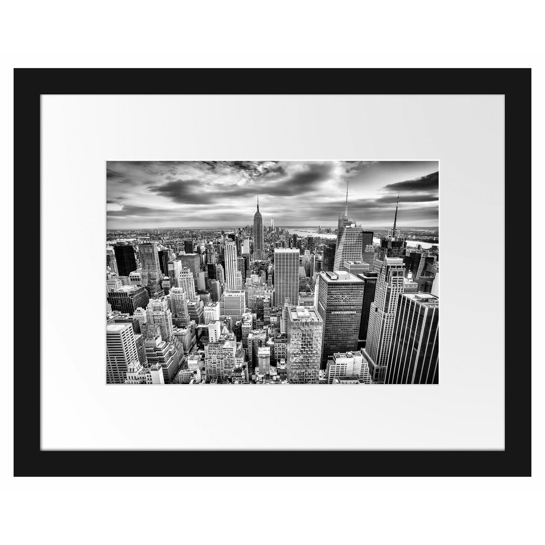 Gerahmtes Poster Skyline von New York