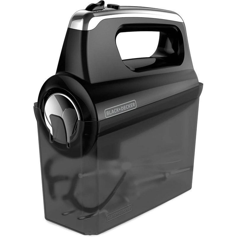 Black+decker Helix Performance Premium 5-speed Hand Mixer, Black