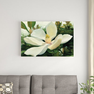 " Majestic Magnolia " by Julia Purinton Painting Print