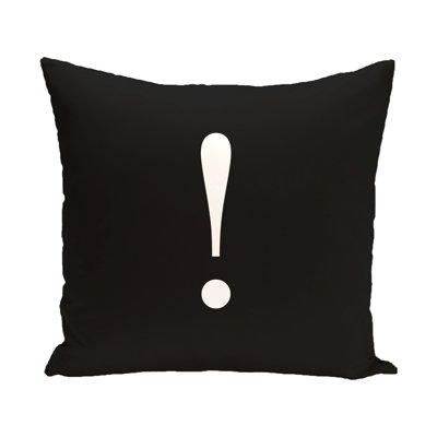 Housse et insert de coussin carré Exclaim