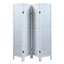Paravent en bois de sycomore pliable Old White - 4 panneaux, panneau d'optimisation de l'espace blanc, utilisation polyvalente, rehausser