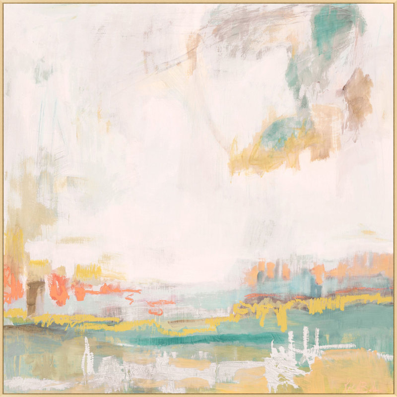 Sun Soaki 1 - reproduction sur toile avec cadre flottant