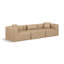 Canapé modulaire en similicuir 3 pièces Houswerth-94884229