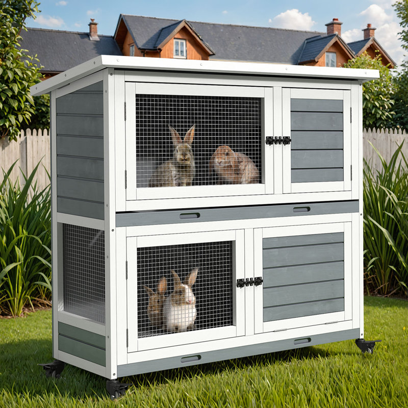 Flin Weather Resistant Rabbit Hutch