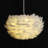 Nolan Unique Drum LED Chandelier Feather Kitchen Island Pendant Pink White Shape-2092526941-2123327033