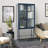 59.3 " W Steel China Cabinet-1353971945
