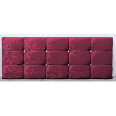 Dye Upholstered Velvet Headboard