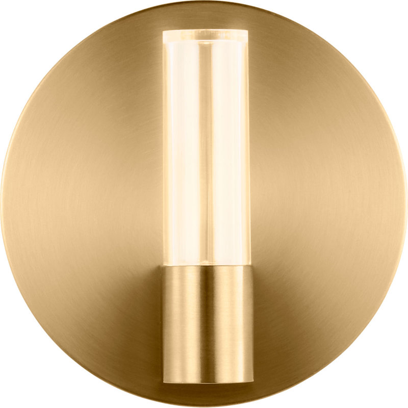 Silas 5 Sconce, Burnished Brass